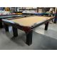 Table de billard Majestic Orleans 8 pieds Démonstrateur de plancher fini Acajou et Noir munie d'ardoise 3/4 pouces Code : TABLE431MAJ8P
Fabriquée au Canada en bois massif Nord Américain et bois d'ingénierie, une ardoise naturelle de 3/4 de pouces et poch