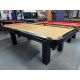 Table de billard Majestic 8 pieds Démonstrateur de plancher fini Acajou et Noir munie d'ardoise 3/4 pouces Code : TABLE442MAJ8P
Fabriquée au Canada en bois massif Nord Américain et bois d'ingénierie, une ardoise naturelle de 3/4 de pouces et poches en cu