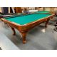 Table de billard usagée 8 pieds de marque Legacy avec ardoise naturelle 1 pouce et pattes Reine Anne Code : TABLE455LEG8P
Fabriquée majoritairement en bois d'érable massif avec poches en simili cuir. 
Inclut une garantie d'un an, un tapis Vert et une tr